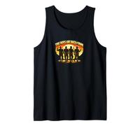 Emblema de reunión de The Boys Are Back in Town Brotherhood Divertido Camiseta sin Mangas