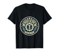 Emblema de Taller de Engranaje de Llave mecánica de Garaje Vintage Camiseta