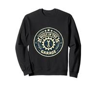 Emblema de Taller de Engranaje de Llave mecánica de Garaje Vintage Sudadera