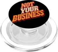 Emblema de Voz no es tu Negocio para Adultos y niños PopSockets PopGrip para MagSafe