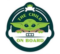 Emblema del coche de Star Wars The Mandalorian The Child