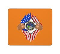 Emblema del Comando Estratégico De EE. UU.: Sangre Dentro De Mí Mousepad Antideslizante Alfombrilla De Ratón Portátil Alfombrilla De Escritorio para Hogar Oficina Pc 25X30Cm