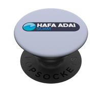 Emblema del Logotipo de Hafa Adai - Hafa Adai Guam PopSockets PopGrip Adhesivo