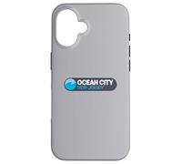 Emblema del Logotipo de Ocean City - Ocean City New Jersey Carcasa para iPhone 16