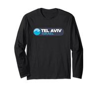Emblema del Logotipo de Tel Aviv - Tel Aviv Israel Manga Larga