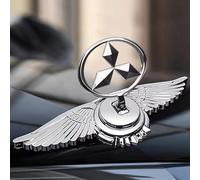 Emblema del Logotipo del Coche Insignia para Mitsubishi i-MiEV Colt Lancer ASX Outlander Pajero L200, Insignia Logotipo Capó Delantero O Corpo O Puerta del Maletero Pegatinas Accesorios,B