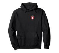 Emblema del logotipo del escudo de Suiza Sudadera con Capucha