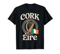 Emblema del orgullo irlandés de Cork Éire Travel City Camiseta