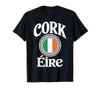 Emblema del orgullo irlandés de Cork Éire Travel City Camiseta