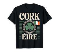 Emblema del orgullo irlandés de Cork Éire Travel City Camiseta