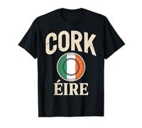 Emblema del orgullo irlandés de Cork Éire Travel City Camiseta