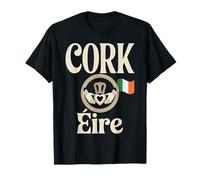 Emblema del orgullo irlandés de Cork Éire Travel City Camiseta