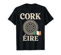 Emblema del orgullo irlandés de Cork Éire Travel City Camiseta