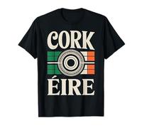 Emblema del orgullo irlandés de Cork Éire Travel City Camiseta