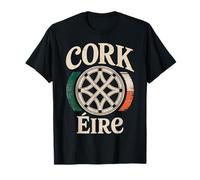 Emblema del orgullo irlandés de Cork Éire Travel City Camiseta