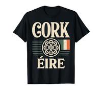 Emblema del orgullo irlandés de Cork Éire Travel City Camiseta
