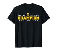 Emblema del Trofeo de Escudo de Fantasy Football Champion 2025 Camiseta