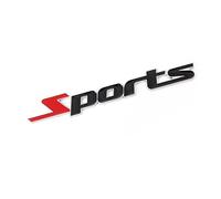 Emblema deportivo premium for maletero trasero de coche, metal 3D, calcomanía for coche(Big sports stickers)