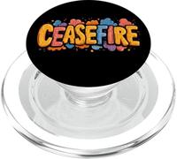 Emblema Divertido de discurso de Alto el Fuego PopSockets PopGrip para MagSafe