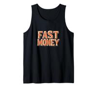 Emblema divertido de discurso de dinero rápido Camiseta sin Mangas