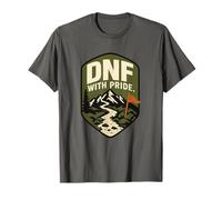 Emblema DNF with Pride Trail Running Race Camiseta