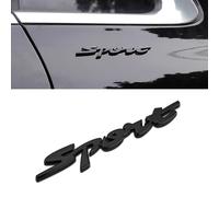 Emblema Escudo para BYD Dichtung Delphin Mini Möwe Shark King,3D Logo Adhesivo para Capó Delantero Trasero Emblema/Emblema para Maletero para Carrocería Pegatinas,Black