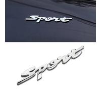 Emblema Escudo para BYD Dichtung Delphin Mini Möwe Shark King,3D Logo Adhesivo para Capó Delantero Trasero Emblema/Emblema para Maletero para Carrocería Pegatinas,Silver