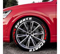 Emblema Escudo para Ford Mustang Mach-E 2021-2025,3D Logo Adhesivo para Capó Delantero Trasero Emblema/Emblema para Maletero para Carrocería Pegatinas,Red