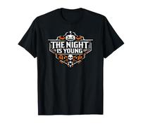 Emblema Espeluznante de Halloween The Night Is Young Camiseta