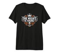 Emblema Espeluznante de Halloween The Night Is Young Camiseta Premium