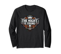 Emblema Espeluznante de Halloween The Night Is Young Manga Larga