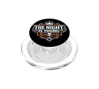 Emblema Espeluznante de Halloween The Night Is Young PopSockets PopGrip para MagSafe