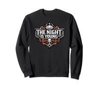 Emblema Espeluznante de Halloween The Night Is Young Sudadera