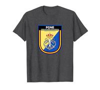 Emblema FGNE Armada Española Ejército español Militar Camiseta, Hombre, Jaspeado Oscuro, S