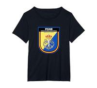 Emblema FGNE Armada Española Ejército español Militar Camiseta, Mujer Tallas Grandes, Negro, 4XL Grande