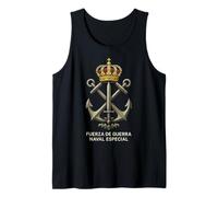 Emblema FGNE Armada Española Ejército Inglés Fuerza Militar Camiseta sin Mangas