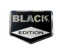 Emblema/Logo de Aluminio - Black Edition - 8x6,2cm