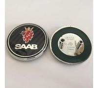 Emblema Logo para Coche, para SAAB 03-10 9-3 9-5 93 95 Emblemas Maletero Pegatinas y Carrocería Cromo Insignia Adhesivo del Logotipo,E