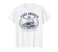 Emblema MARÍTIMO del Club DE Yates Lake America Camiseta