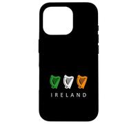 Emblema Medieval de Triple Arpa Celta Irlandesa de Irlanda Carcasa para iPhone 16 Pro