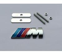 Emblema metálico cromado con logotipo para parrilla delantera de BMW 12254478 nuevo