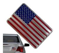 Emblema Metálico De Bandera Americana Para Coche - Adhesivo Decorativo Patriótico 3D para Vehículos,Distintivo Automotriz De Bandera | Veteranos, Patriotas, 4 Julio, Viajes Diarios Y Carretera