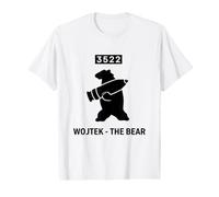 Emblema Militar de Concha de artillería de Oso Wojtek Camiseta gráfica económica