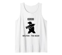 Emblema Militar de Concha de artillería de Oso Wojtek Camiseta sin Mangas