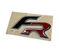 Emblema original de Seat FR para portón trasero, diseño de Fórmula Racing Tuning