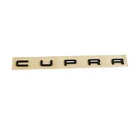 Emblema original de Seat Leon (5F) Cupra para portón trasero, color negro brillante