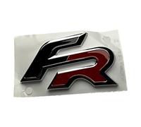 Emblema original FR de Seat Logotipo para parrilla cromado / rojo / negro