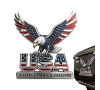 Emblema para Coche - Placas Patrióticas de Águila para Pared | Pegatinas De Coche Bandera 250 Azul - para Camión SUV RV Vehículo Entrada Salón Dormitorio Oficina Granja