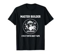 Emblema Profesional Master Builder I Fix It with Duct Tape Camiseta