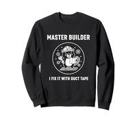 Emblema Profesional Master Builder I Fix It with Duct Tape Sudadera